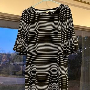 Black & White Striped Dress